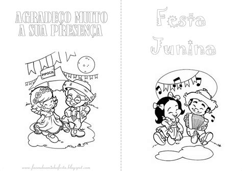 Fazendo A Nossa Festa Colorir Festa Junina Livrinho De Atividades