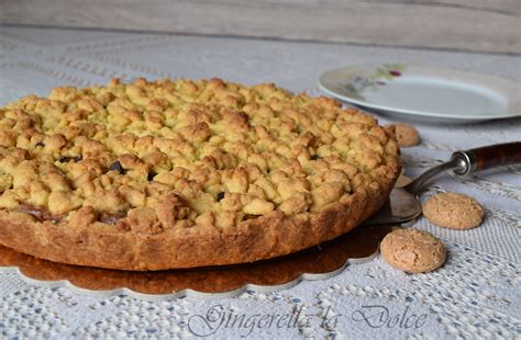 Crostata Ricotta Amaretti E Mandorle Gingerella La Dolce