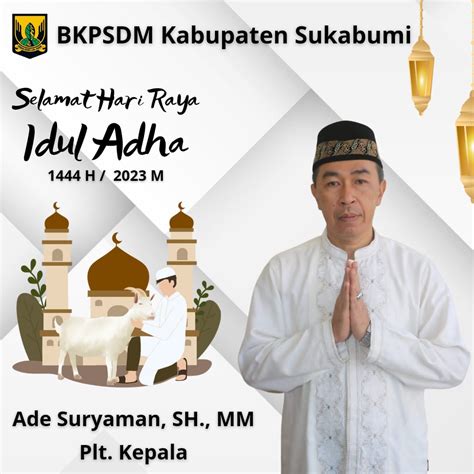 Bkpsdm Kabupaten Sukabumi Mengucapkan Selamat Hari Raya Idul Adha 1444