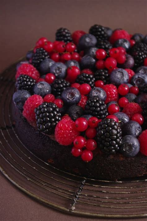 Gâteau fondant chocolat fruits rouges et noirs I Love Cakes