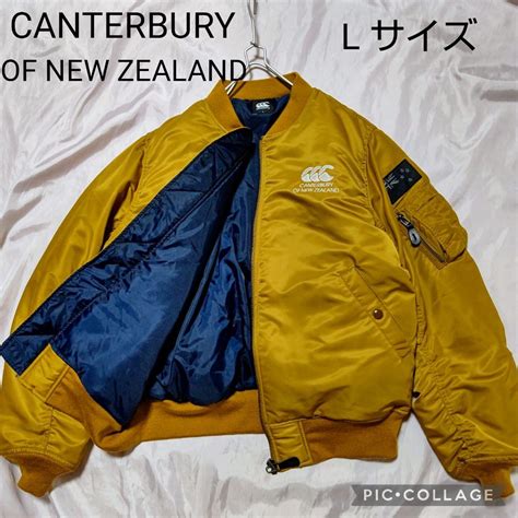 49％割引イエロー系l【ネット限定】 【極美品】canterbury Of New Zealand Ma1 ジャケット フライトジャケット