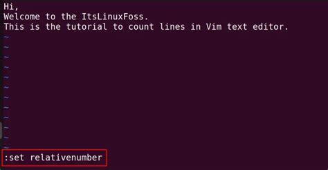 How To Show Line Numbers In Vim Vi Its Linux Foss