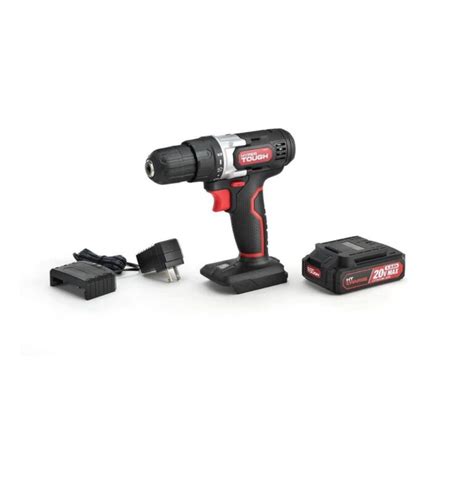 Hyper Tough 20v Max Lithium Ion Cordless Drill Variable Speed With 1