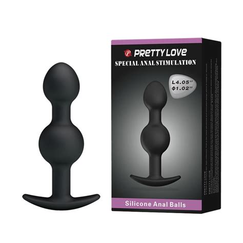 Plug Anal Médio Bolinha Tailandesa Pompoarismo em Silicone