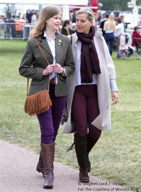 Lady Louise Mountbatten Windsor And Her Mother Sophie Countess Of