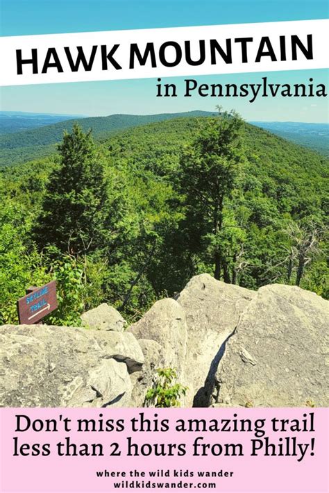 Hiking the Hawk Mountain Trails in Pennsylvania - Where the Wild Kids Wander