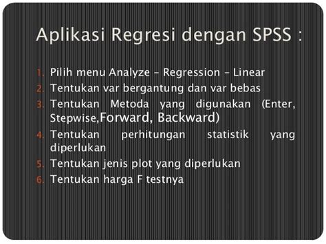 Analisis Regresi Dan Korelasi Sederhana