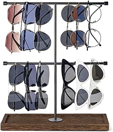 Amazon Mkono Sunglasses Organizer Rustic Glasses Storage Display