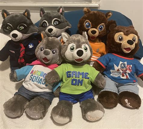 Great Wolf Kids! I finished collecting the whole gang. 😄 : r/buildabear