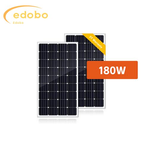 Edobo Solar Panel 160w 170w 180w 190w 2023 N Type Solar Energy