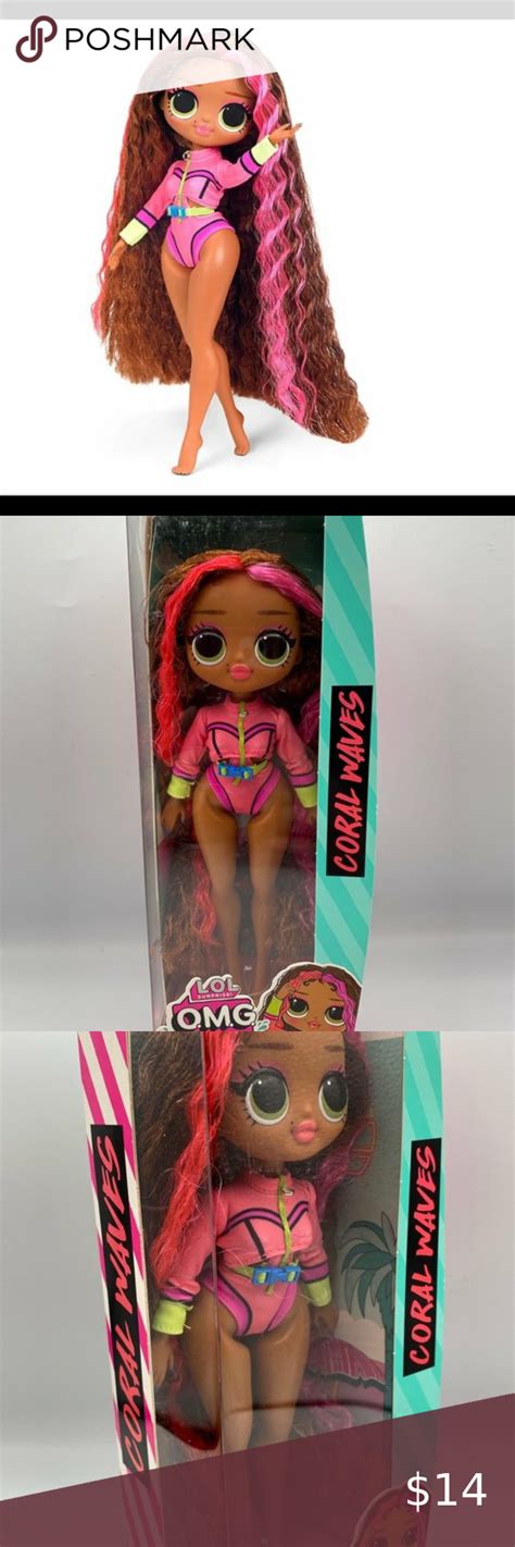 Mga Entertainment Lol Surprise Omg Swim Coral Waves Doll Swim Fashion Coral Entertaining