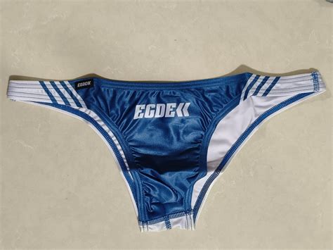 EGDE TRIDENT Super Low Rise Bikini Navy Men S Fashion Bottoms New Underwear On Carousell