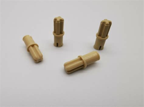 Lego Technic Axle Tan Beige Pin Without Friction Ridges