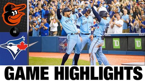 Orioles Vs Blue Jays Highlights Mlb Highlights Youtube