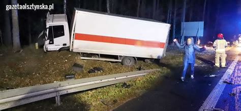 Śmiertelny wypadek na wyjeździe z Olsztyna Śmiertelny wypadek na