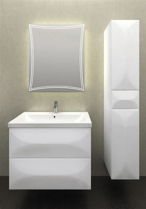 Купить мебель для ванной Marka One Brio 80П White в Москве в интернет ...