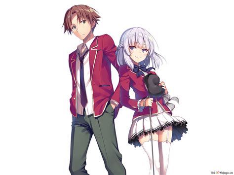 Kiyotaka Ayanokouji And Arisu Sakayanagi From Classroom Of The Elite 4K