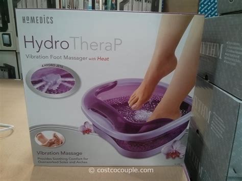 Homedics Hydrotherap Vibration Foot Massager With Heat