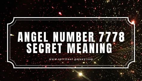 Angel Number 7778 Secret Meaning Set Intentions Straight Spiritual