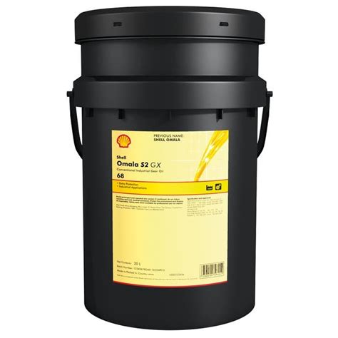 Shell Omala S2 GX 68 - 20 Litre - YagFiltreAl | Motor yağı, Yağ ...