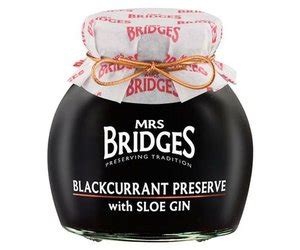 Mrs Bridges Blackcurrant Preserve With Sloe Gin British Isles