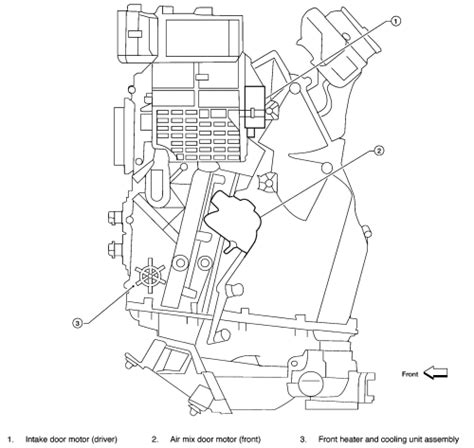 Nissan Frontier Blend Door Actuator