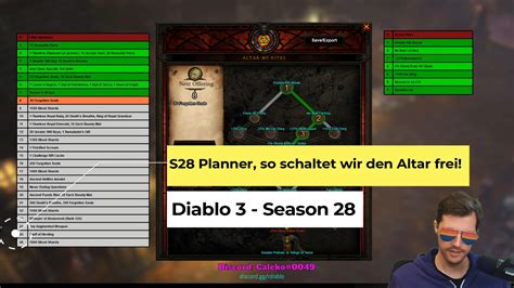 Diablo 3 Season 31 Planner Altar Guide
