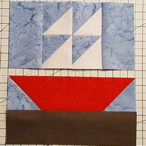 Sailboat Quilt Block Pattern Traditional