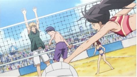 post anime characters playing beach volleyball - Anime Answers - Fanpop