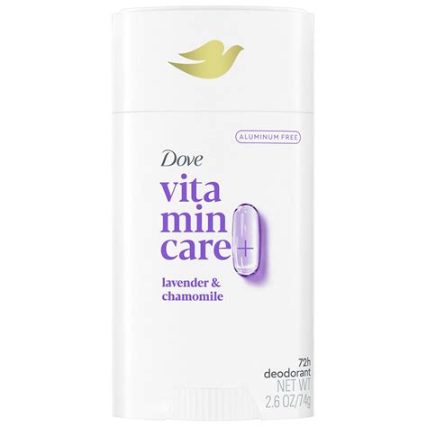 Dove VitaminCare Aluminum Free Deodorant Stick For Women Lavender