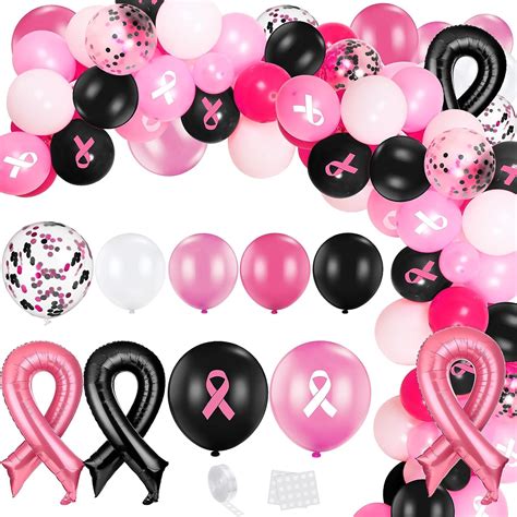 Amazon Libima 107 Pieces Breast Cancer Awareness Decorations