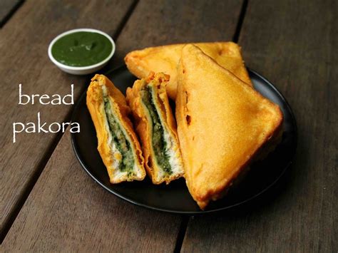 Bread Pakora Recipe Aloo Stuffed Bread Pakora Bread Bajji Recipe