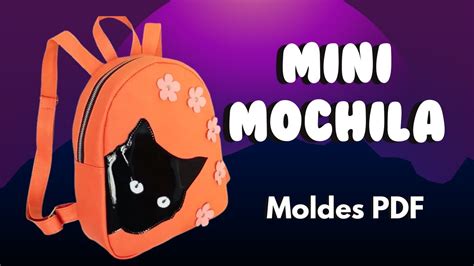 Como Hacer Una Mini Mochila Para Ni A Con Moldes Gratis Para Descargar