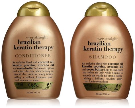 Ogx Organix Brazilian Keratin Smooth Shampoo 2 X 385ml For Sale Online Ebay Brazilian