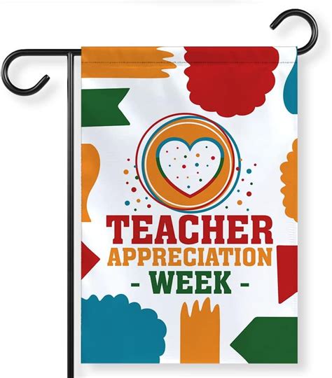 Teacher Appreciation Garden Flag Teacher Appreciation Flag Teacher