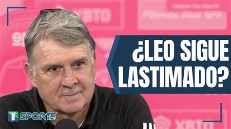 Explica Gerardo Martino Por Qu Lionel Messi No Jug Con El Inter De