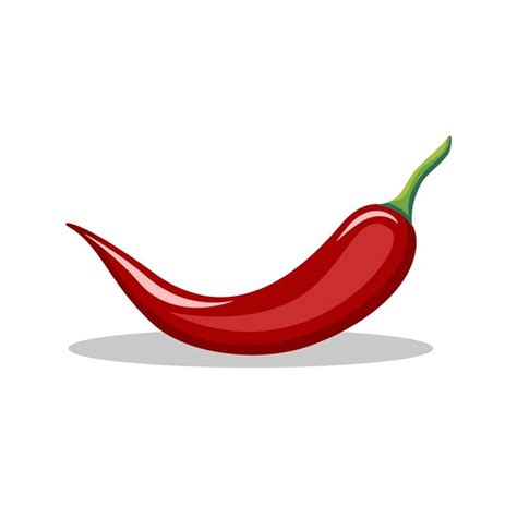 Premium Vector Red Chili Hot Pepper In Flat Style
