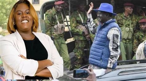 Breakingwinnie Odinga Arrestedrailas Daughter Arrested By Ruto