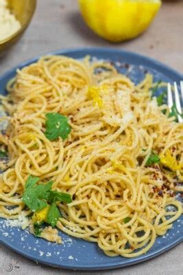 Minute Lemon Pasta No Cream Or Butter The Mediterranean Dish