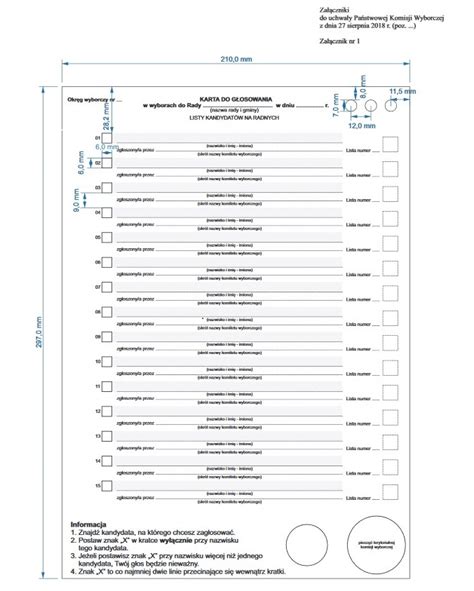 Wybory samorządowe 2018 zasady głosowania Infor pl