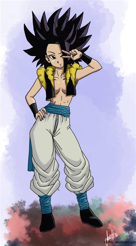 Caulifla And Kale Fusion Fusion Dance By Luizhtx On Deviantart Dragon Ball Artwork Dragon