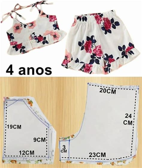 Molde De Roupa Infantil Pe As Lindas E F Ceis De Costurar