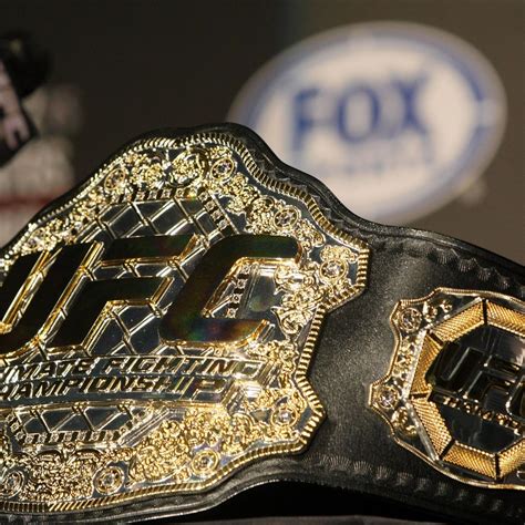 Power Ranking Every UFC Champion in History | Bleacher Report | Latest ...