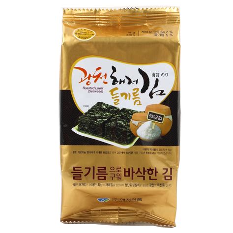 Buy Fresh Korean Seaweed Laver Gimbab Sushi Nori Snacks Roasted With