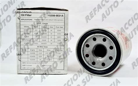 Filtro Aceite Original Nissan Tiida Al L L Auto Sur