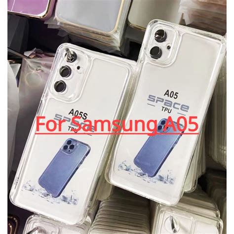 เคสโทรศัพท์มือถือ Tpu ใส กันกระแทก กันตก สําหรับ Samsung Galaxy A05 S