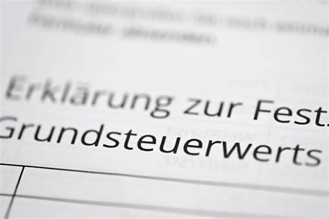 Grundsteuer in NRW Berechnung benötigte Unterlagen Beispiele Tipps