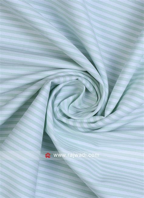 Self Stripes Raymond Pure Cotton Shirt Fabric