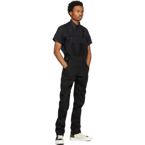 Naked And Famous Denim SSENSE Exclusive Black Selvedge Weird Guy