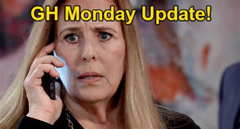 General Hospital Update Monday October Gladys Downfall Sneaky